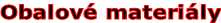 Obalové materiály
