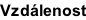 Vzdálenost